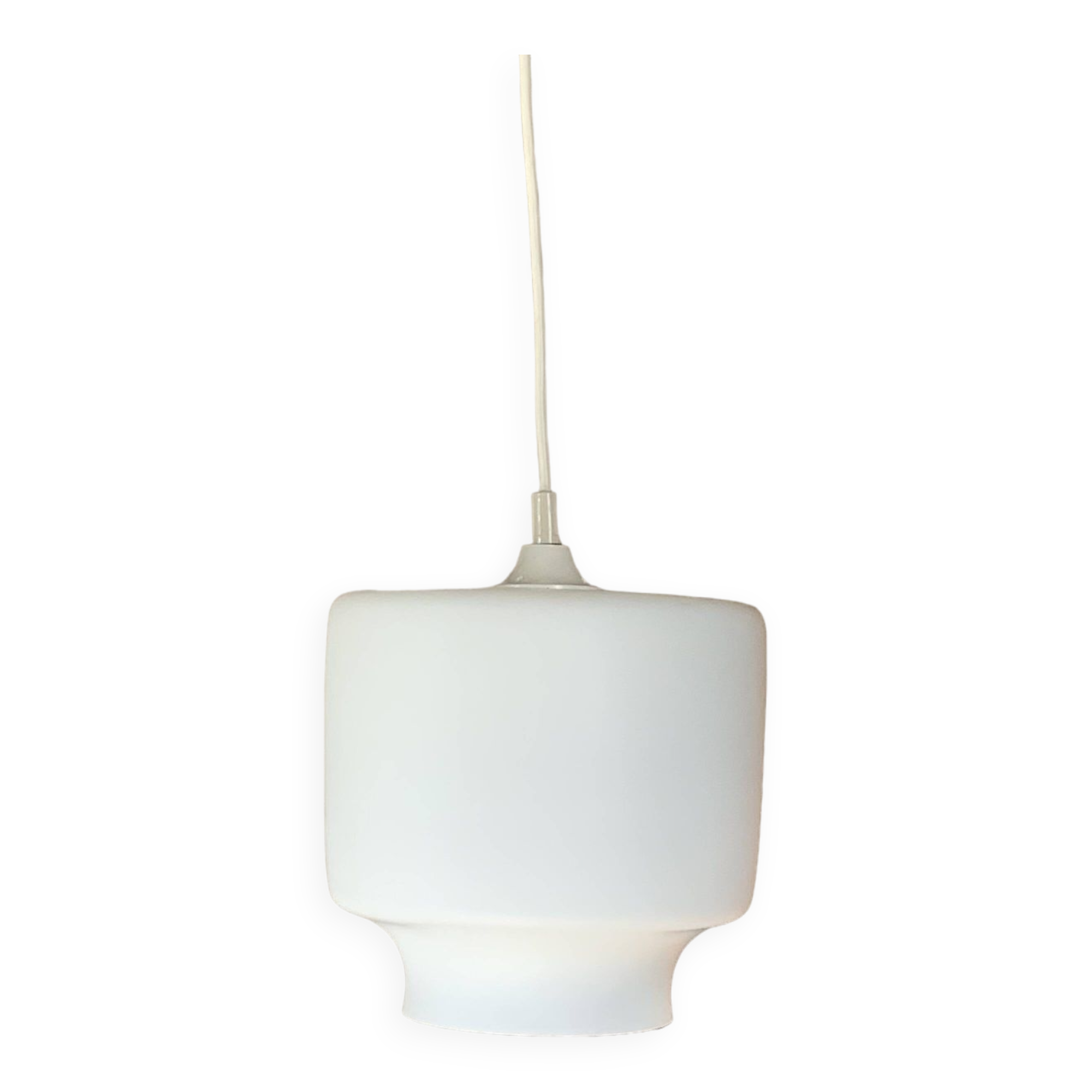 Vintage opaline pendant light