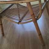 Table basse ovale "vintage"