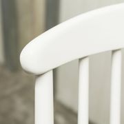 Grandessa rocking chair in white beech by Lena Larsson 1960 for Nesto