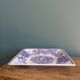 plate or dish with purple and mauve decoration