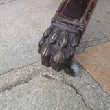 Antique folding dining table