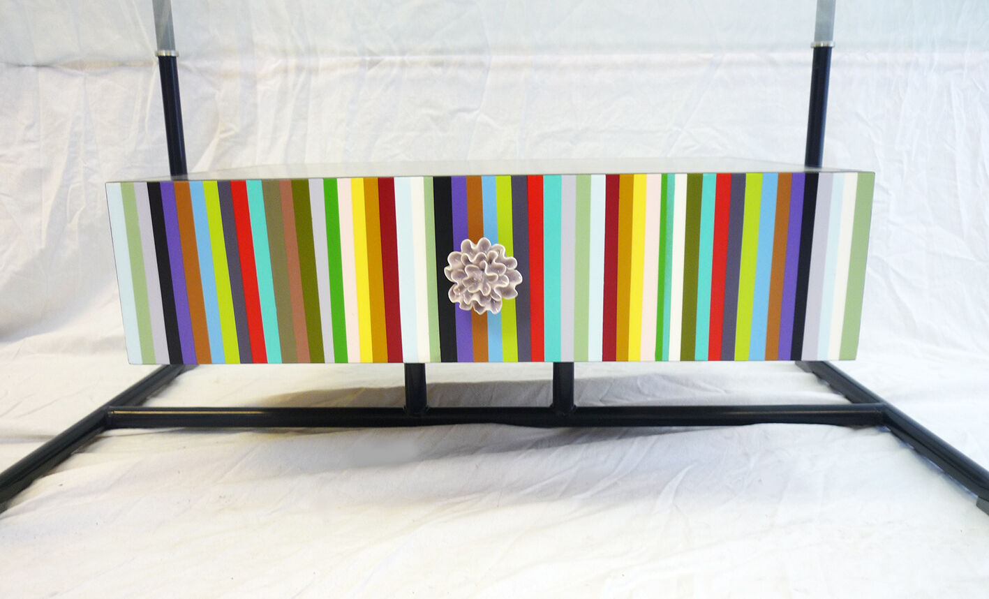 Top glass coffee table