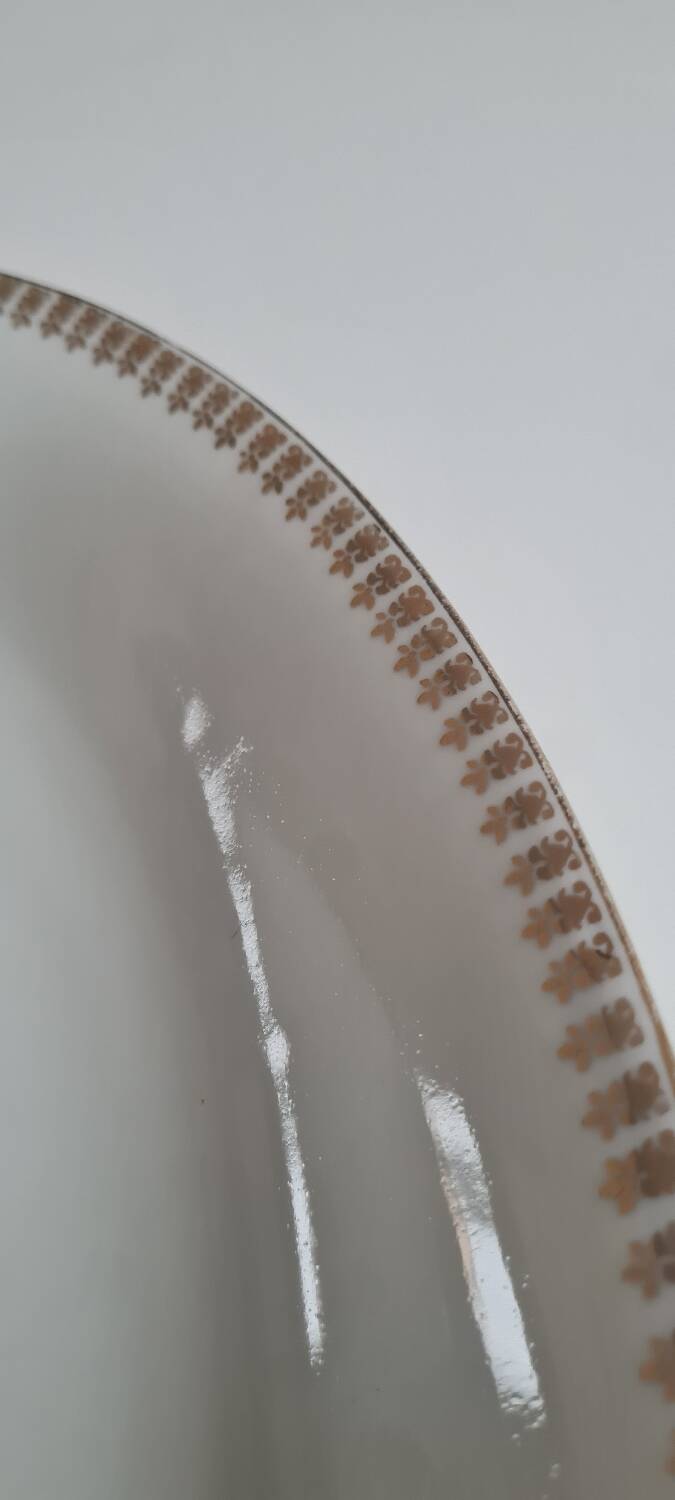 Limoges porcelain serving dish