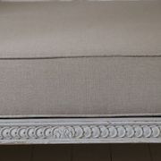 Lit de repos - banquette style Louis XVI retapissé en lin