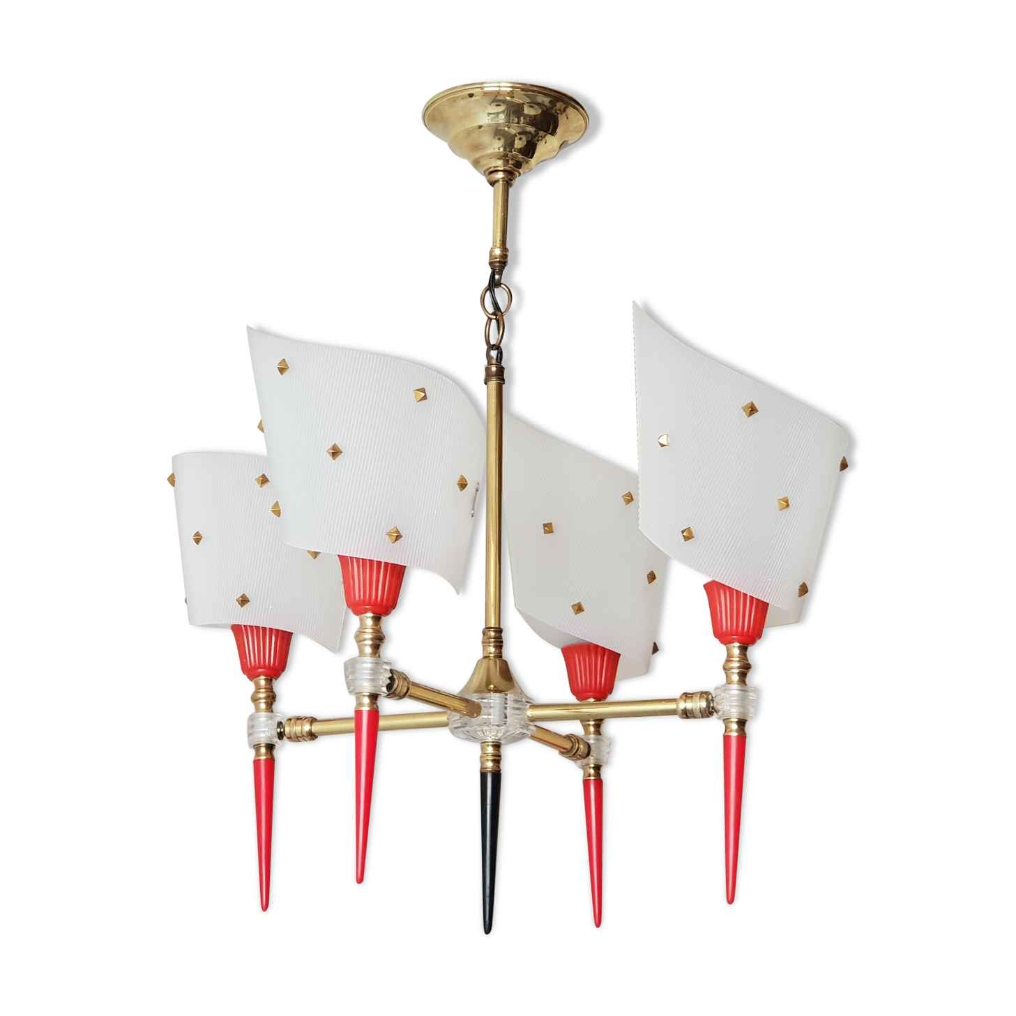 Vintage hanging with torches 1950