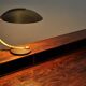 Mid century art deco / bauhaus brass table lamp by egon hillebrand 60s