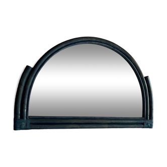 Rattan mirror