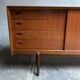 Vintage sideboard Oswald Vermaercke XL V-Form Belgian design