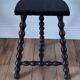 Stool vintage tripod wooden plant beaded feet