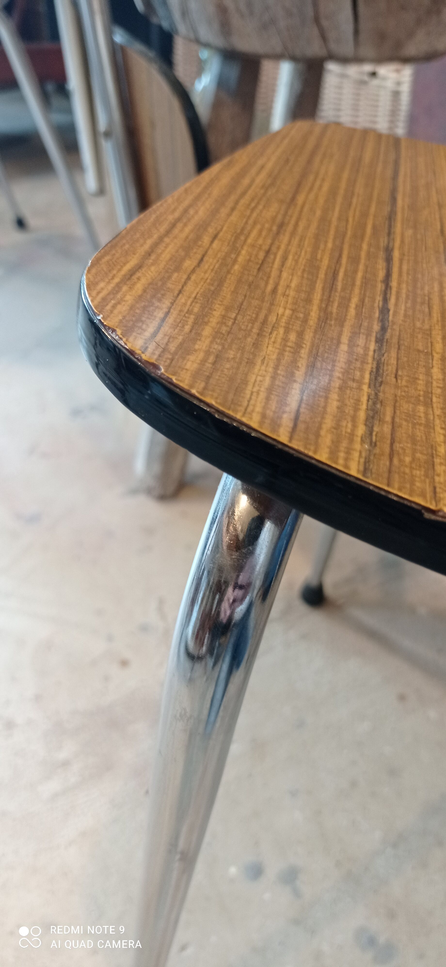 Lot chairs year 60 formica