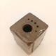 Vintage Ceramic Square Flower Vase Grès Pique Fleurs Scarified France 60