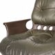 Stoll Giroflex 7112 Space Age leather office chair by Martin Stoll, 1970
