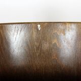Vintage Cinema Chair TON (Thonet), 1940s Czech, Wooden Theatre Seat