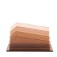 Mail holder in smoked brown plexiglass, 1970s