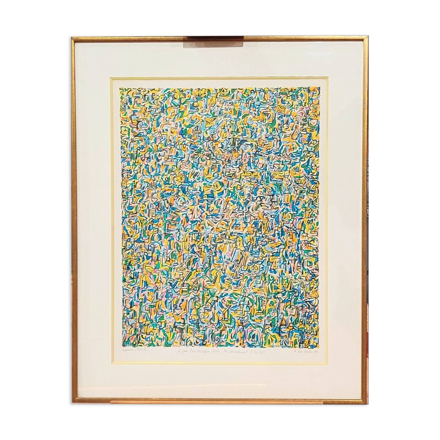 Proof by the artist Ben Bella - Painting - Abstract painting