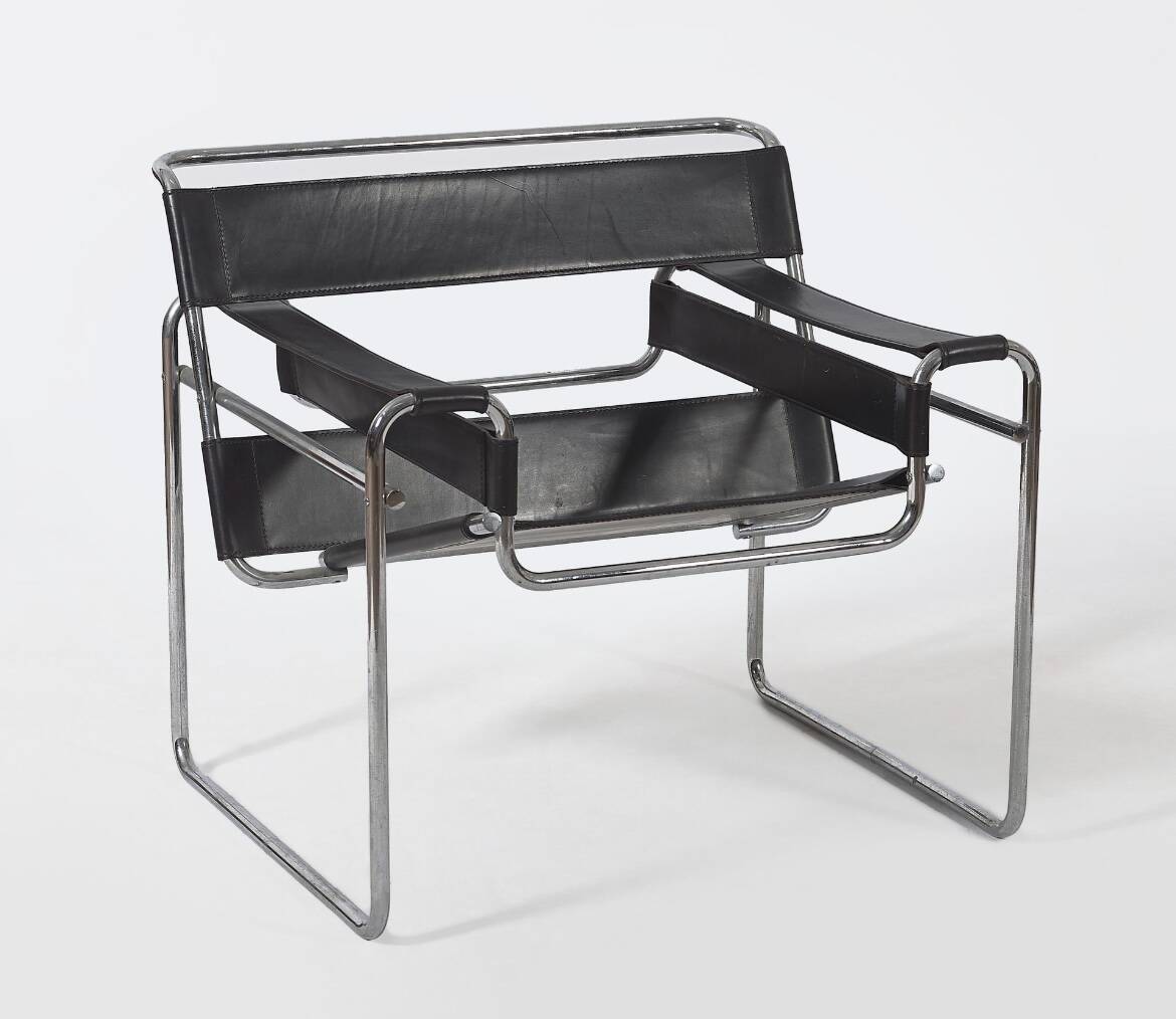 Pair of B3 "Wassily" armchairs by Marcel Breuer