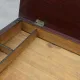 Louis Philippe Side Table with Two Drawers and Turned Twin Legs, France, 18