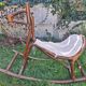 Rattan rocking horse