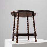 French Provincial Rustic Oak Stool, circa 1900