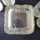Lot of 4 whiskey glasses with its ice bucket frosted style