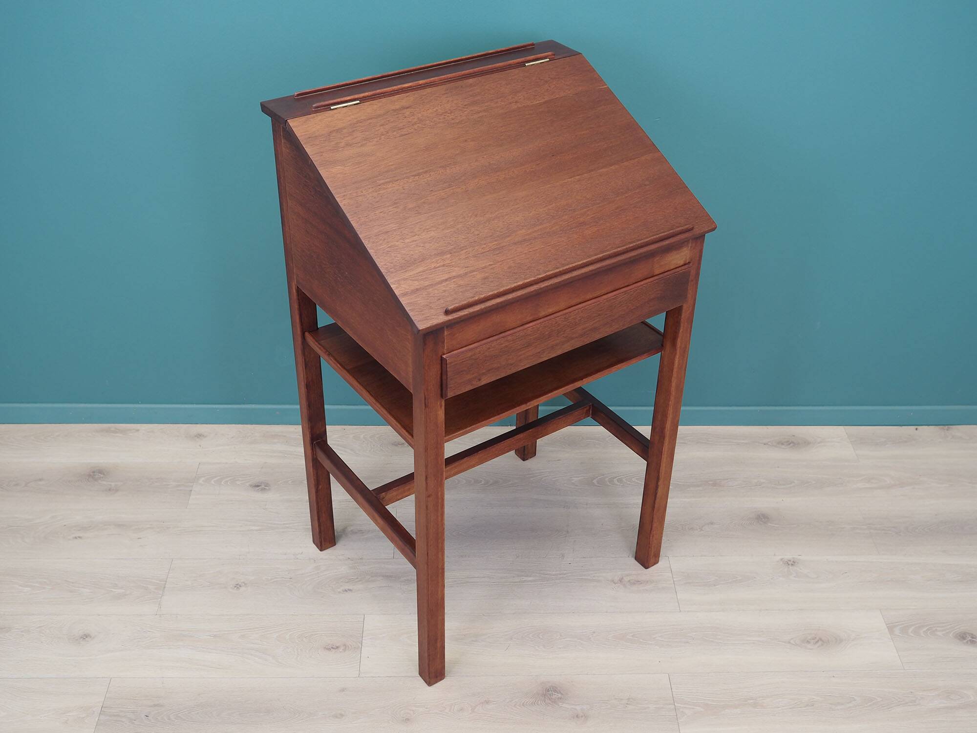 Mahogany secretary, Danish design, 1960s production: Denmark