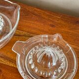 2 glass citrus presses