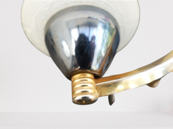 Pair of appliques Lunel Arlus 1950