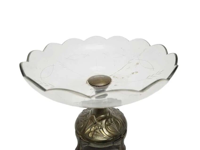 BLY Viennese Plate/Basket in Art Nouveau Style