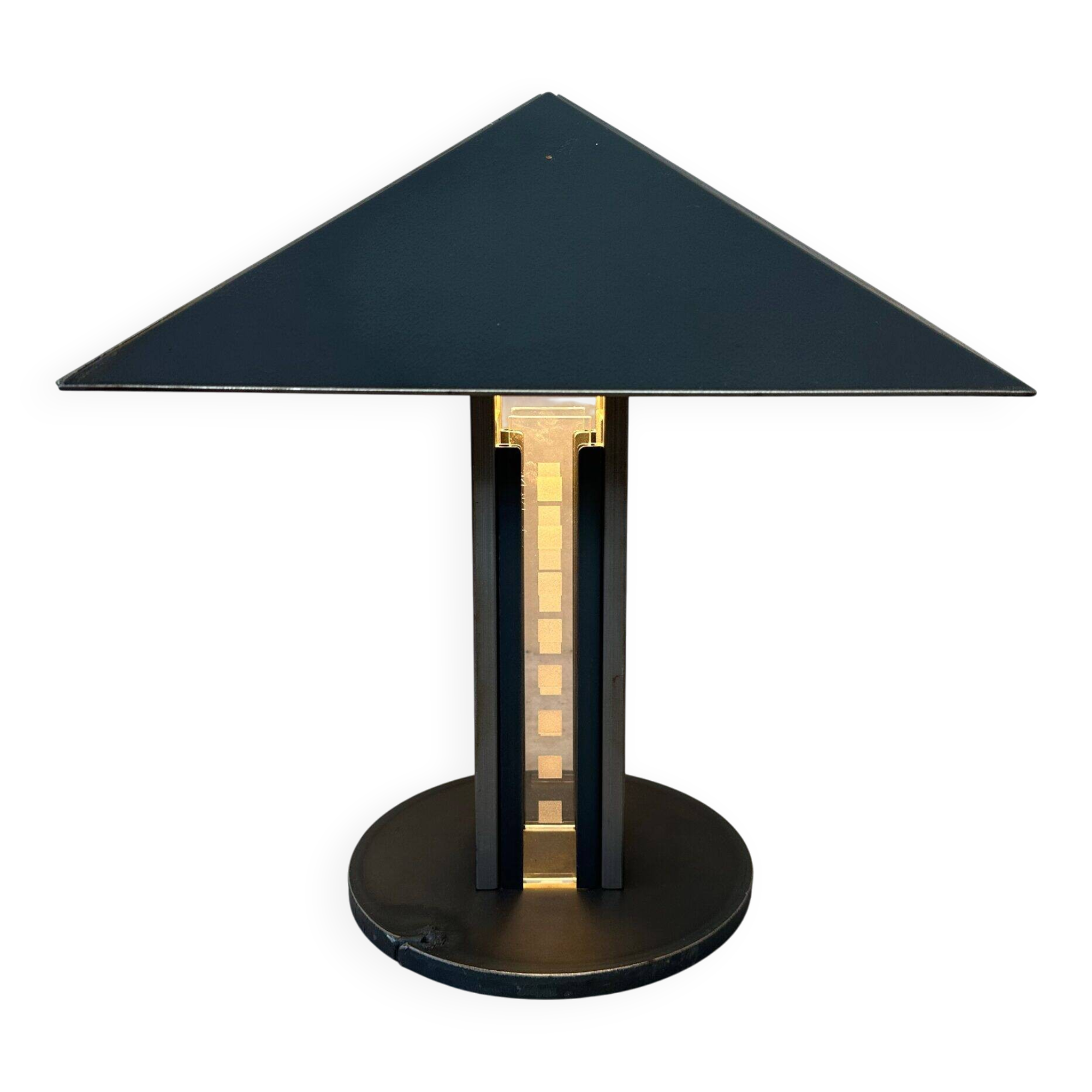 Steel design table lamp