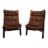 Paire de Lounge Chair Farstrup  1970