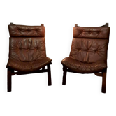 Paire de Lounge Chair Farstrup  1970