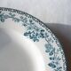 Old iron earth dish, nineteenth signed Debray "Guadeloupe"