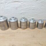 Series 6 aluminium spice jars