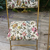 2 vintage Lafuma Chantazur folding chairs