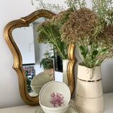 Old mirror, wooden, gilded