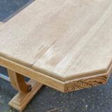 125cm hexagonal extendable art deco table