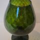 Large glass vase in vintage Italian colour