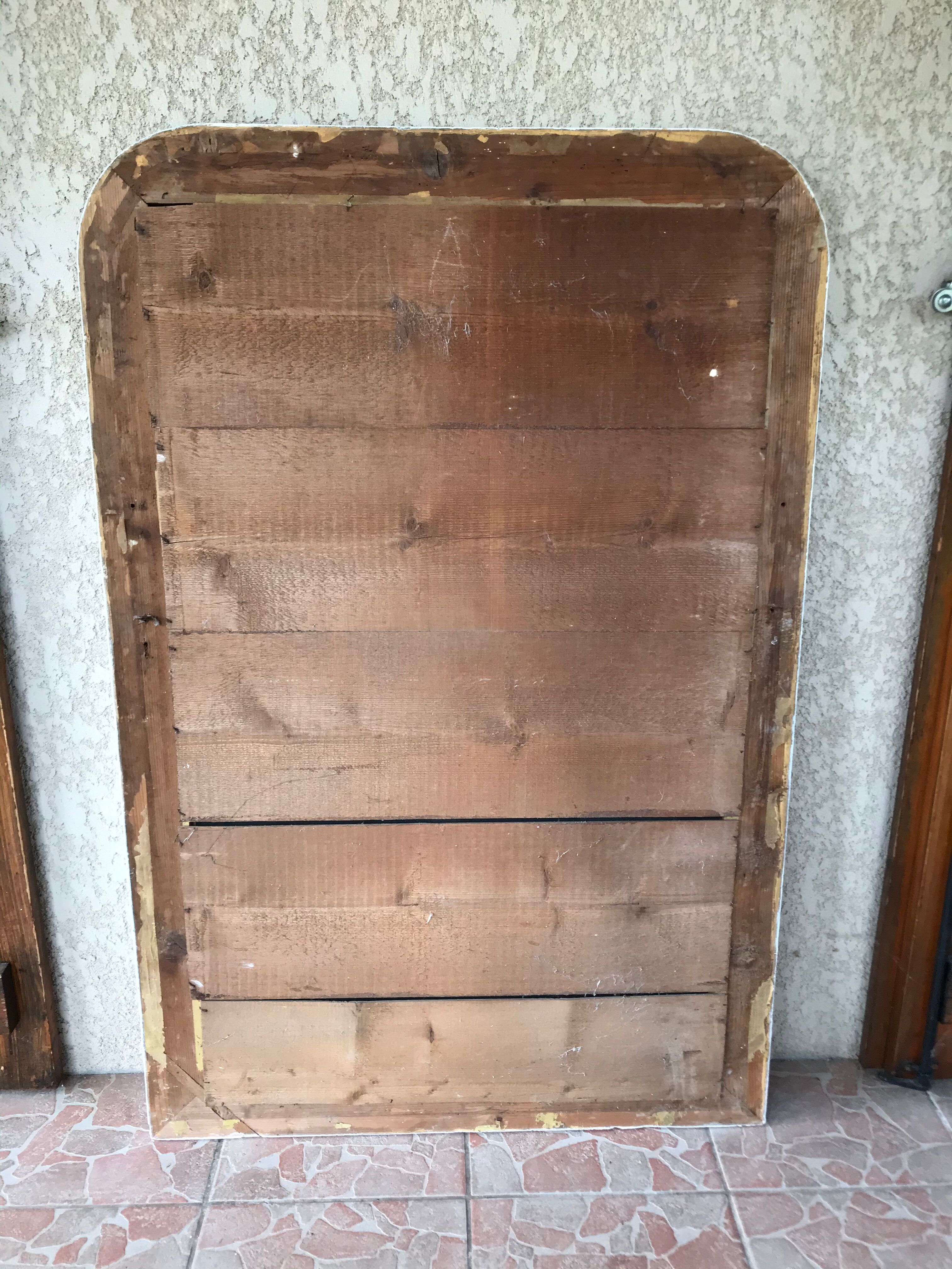 Mirror Louis Philippe white granule