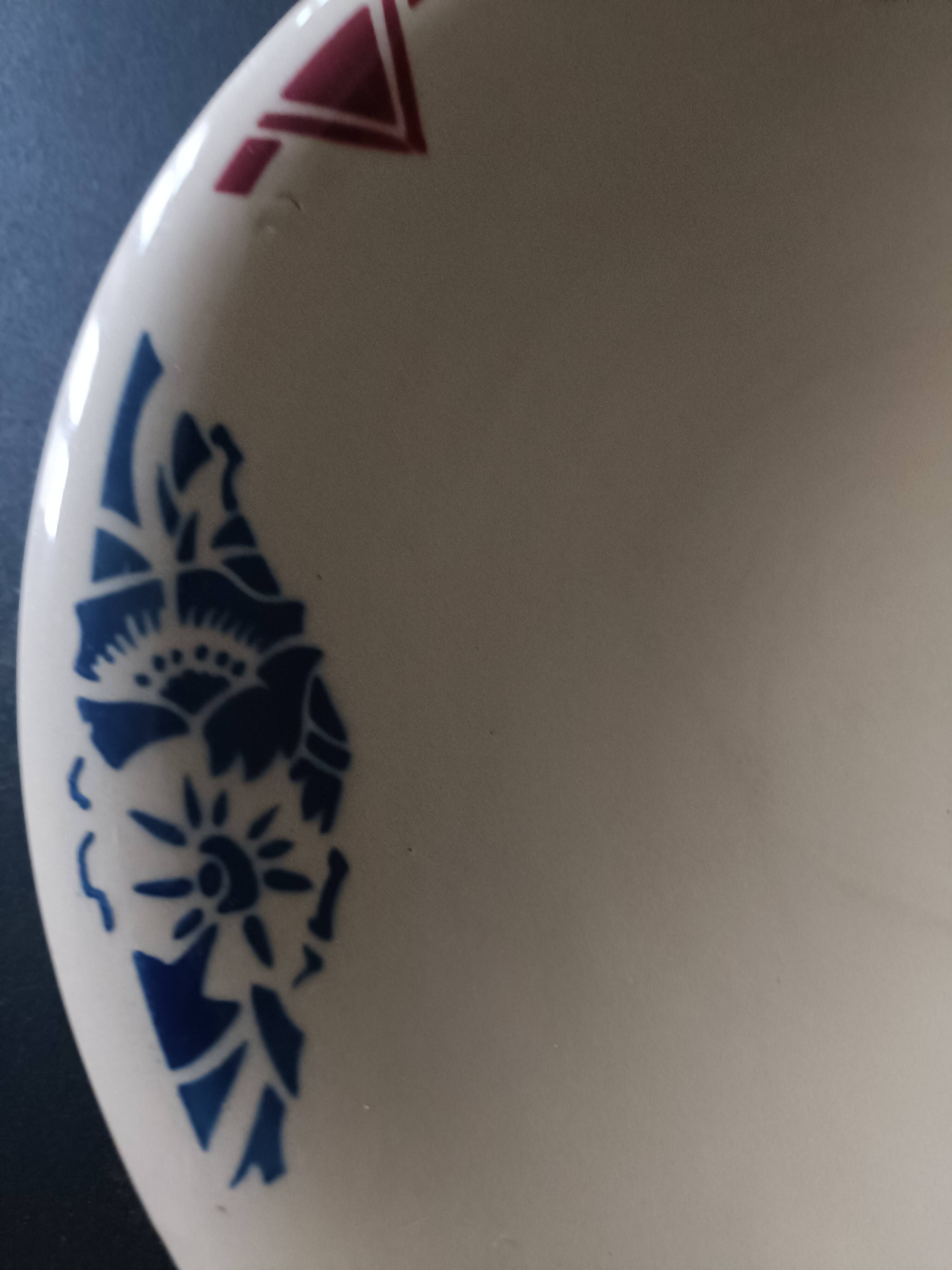 Compotier bas Art déco Badonviller