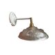 Applique murale inclinable globe fleurs Art Déco