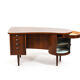 Fine Danish Kidney Desk Model 54 by Feldballes Møbelfabrik 1950s