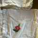 4 old table napkins