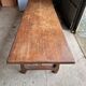 Large oak farm table