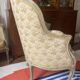 Bergère fauteuil de style Louis XV
