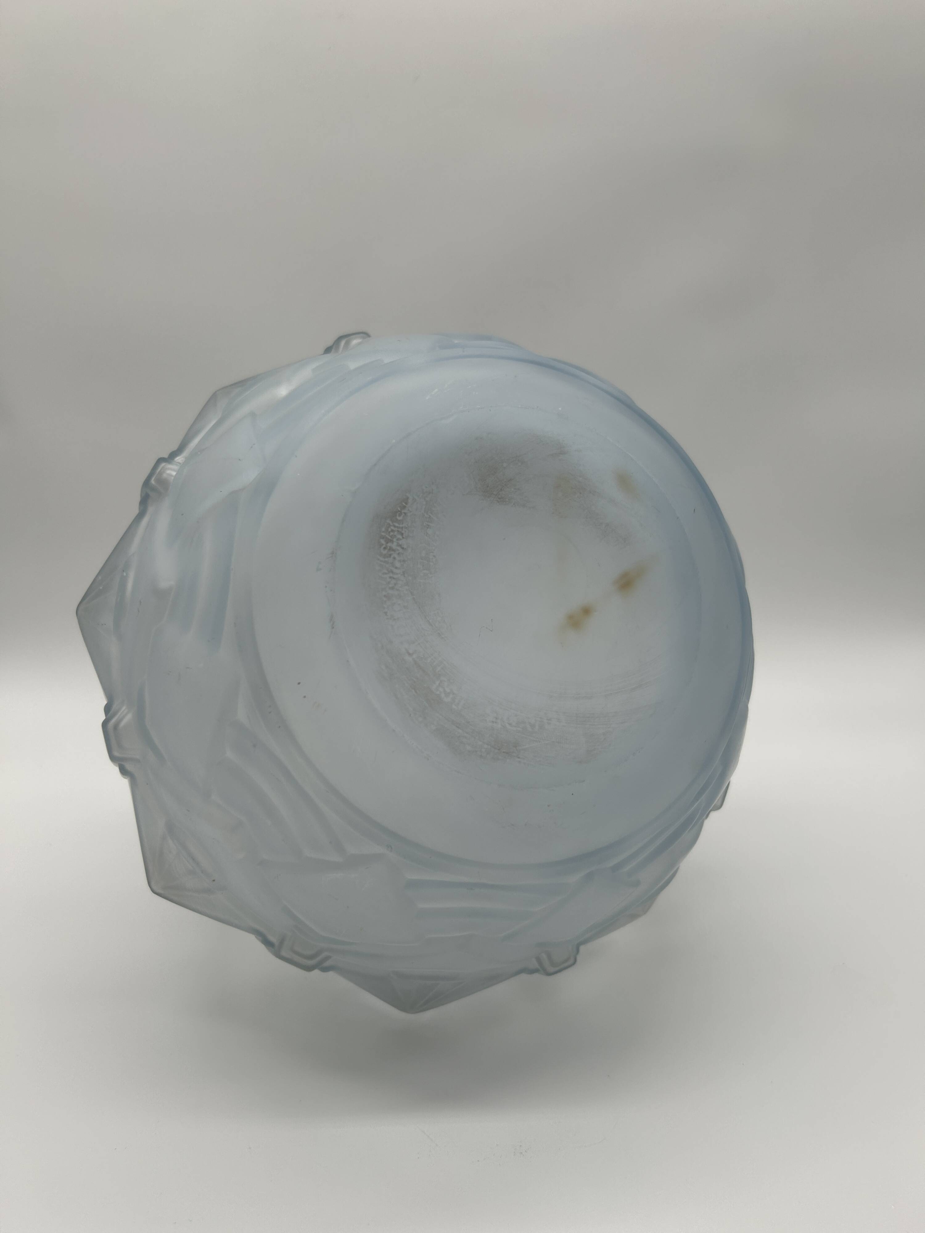 ART DECO period glass ball vase
