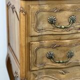 Louis XV style chest of drawers in carved wood