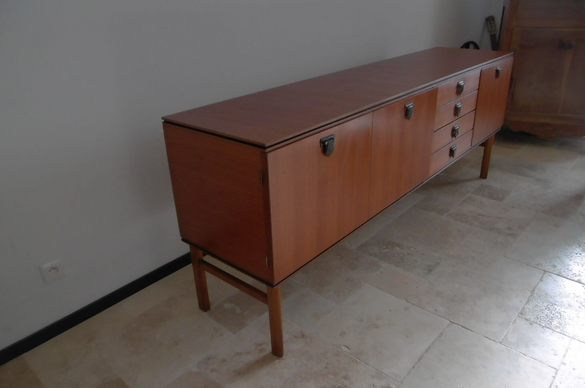 French teak sideboard years 50/60 Gimso