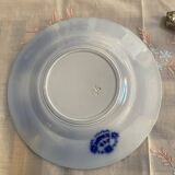 Set of 2 U&C dessert plates, Sarreguemines, Jardinière model