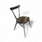 L.Ercolani / early / Ercol Black Stacking Chair / 1950s