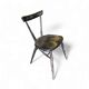 Chaise empilable noire Ercol L.Ercolani années 1950